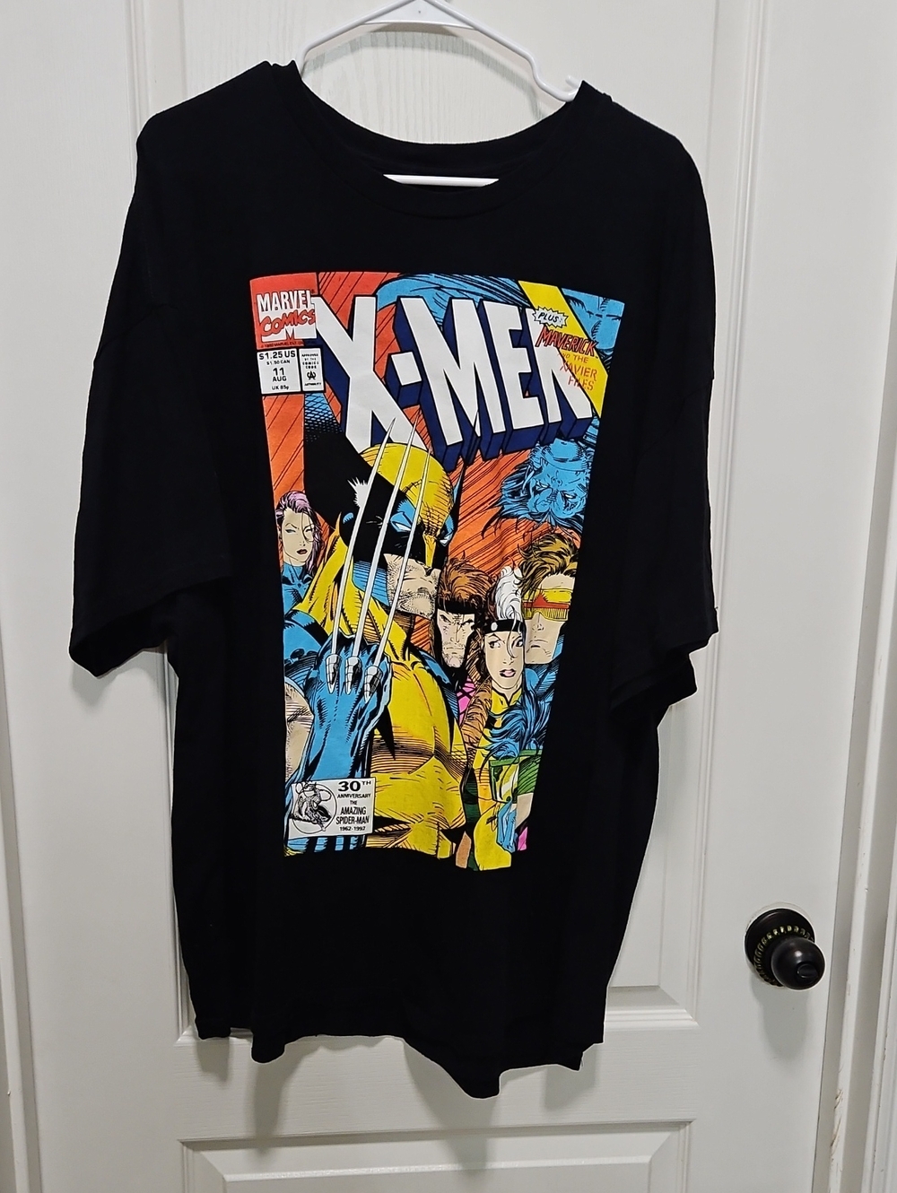 Marvel X-Men Comic Cover Black Graphic Tee